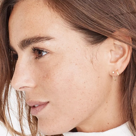 2x Madewell zigzag earring set - Picture 2 of 2